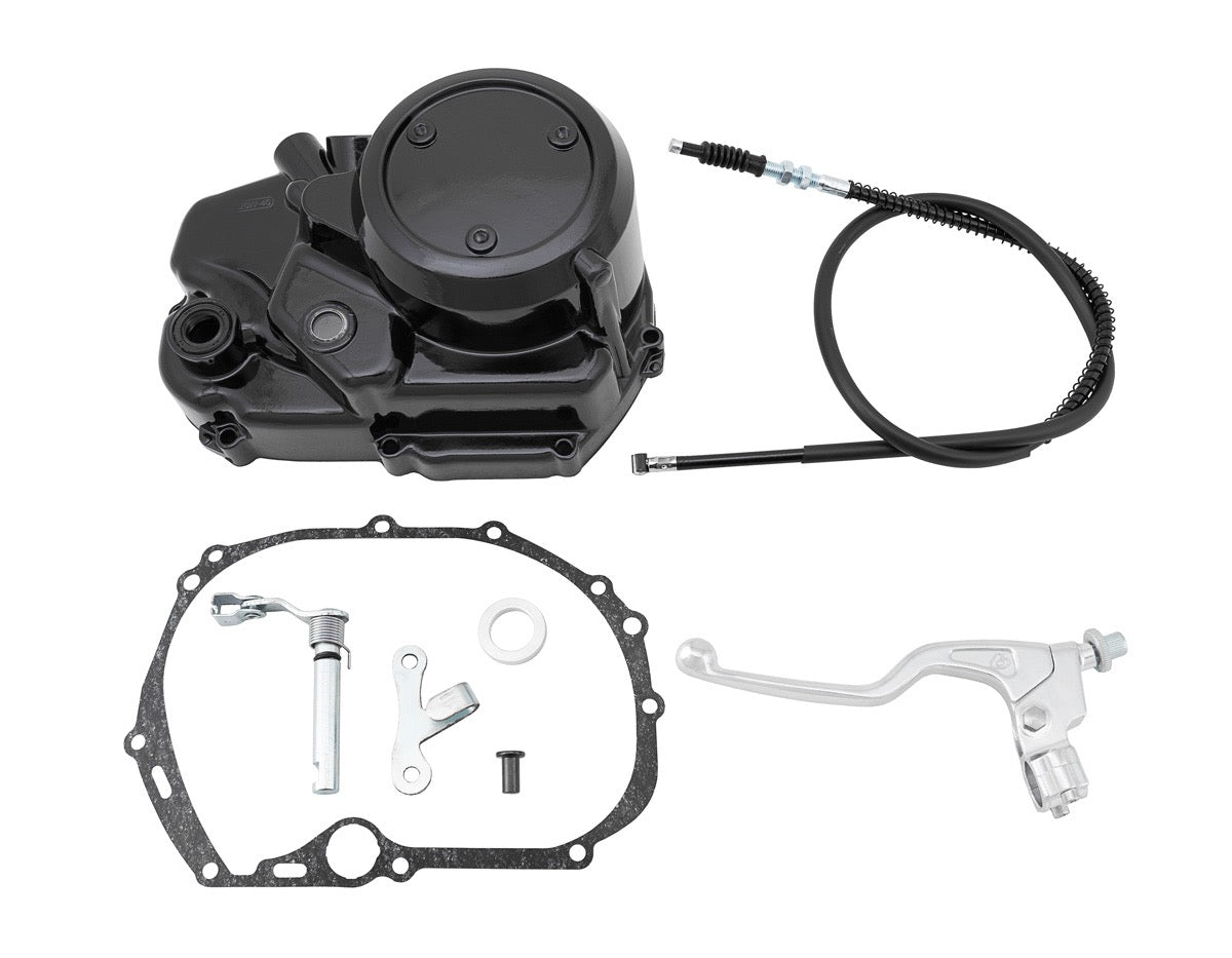 TB Parts Manual Clutch Kit - Black w/ Silver Lever - KLX110
